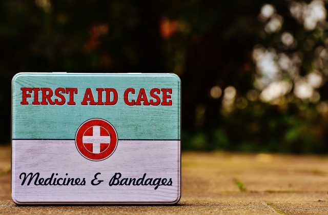 A pre-trip check is important to make sure your first aid kit is fully stocked and everything is in date