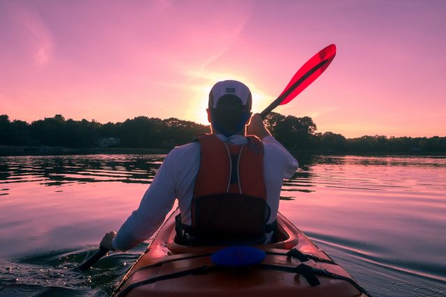 Sunset Kayaking.