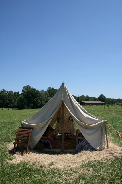 Dome-style tent. Photo credit