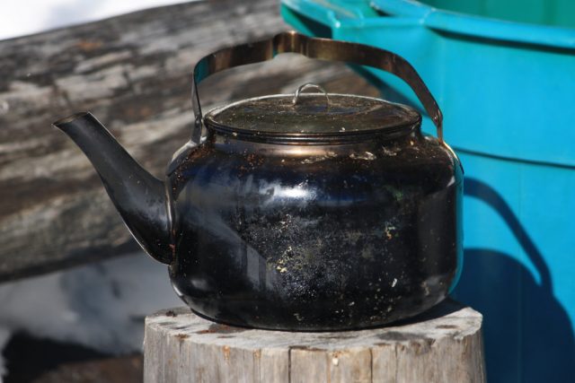 A pot for making a “cowboy” coffee. Photo credit