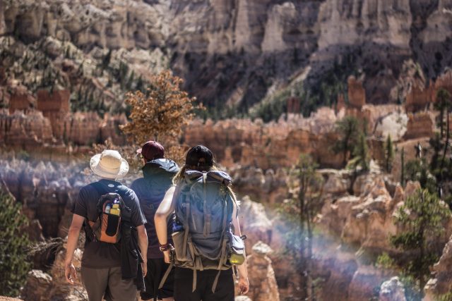 Always hike with companions – it’s safer plus you have someone to share the experience with