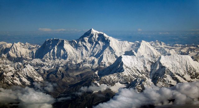 Climbers on Mount Everest often experience altitude sickness. Photo credit
