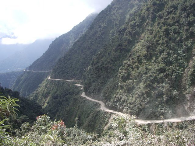the “Death road”. Photo credit