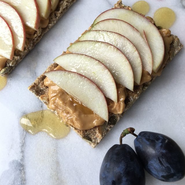 apples and peanut butter is a great trail snack