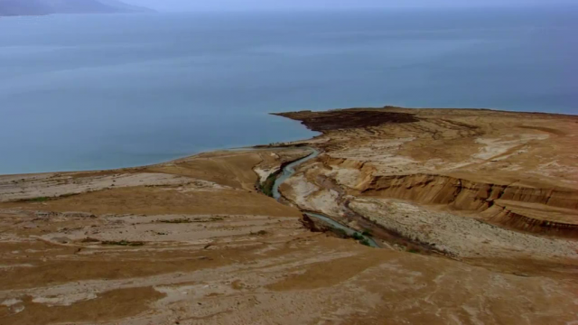 Jordan River entering the Dead Sea – Author: Unknown