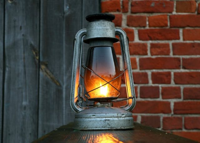 Old-fashioned lamp