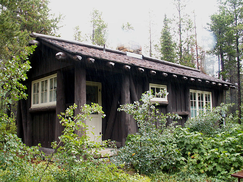Many Glacier camp tender’s cabin
