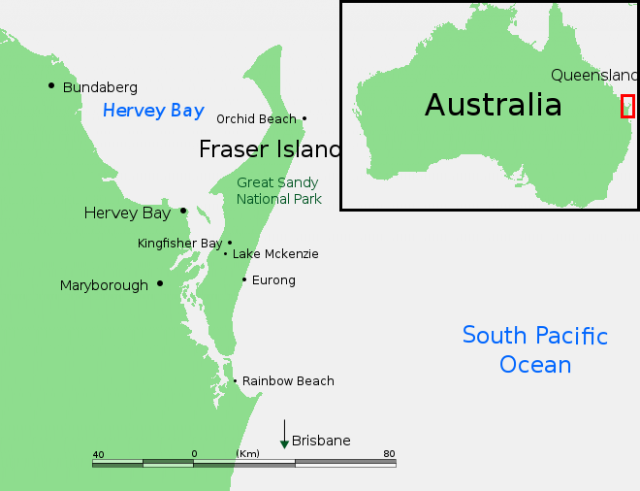 Fraser Island Map