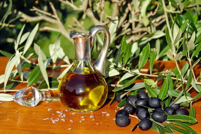 Olive oil is rich with calories