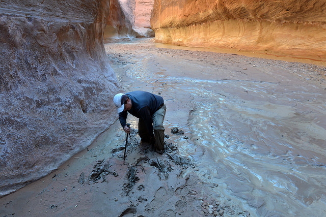Just a little bit of Paria River quicksand – Author: urbandispute – CC BY-ND 2.0