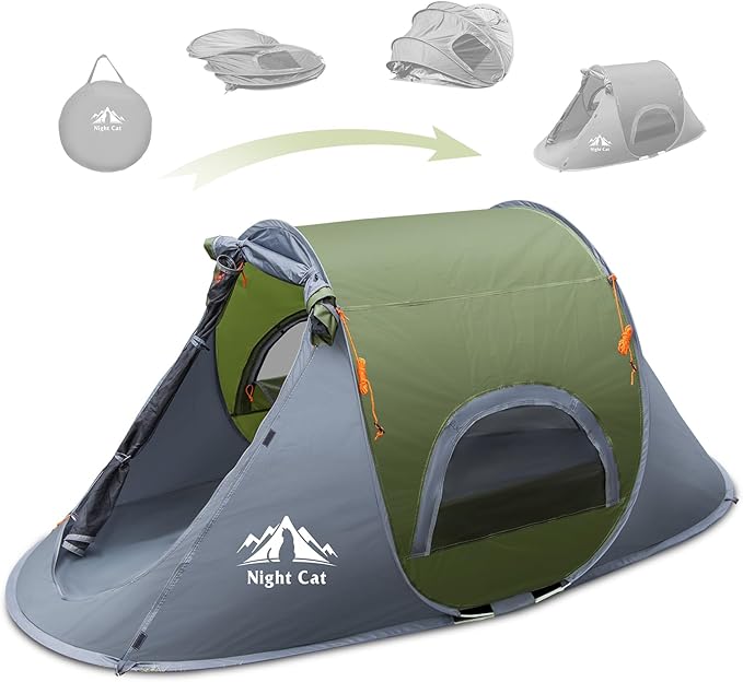 Pop up tent. 