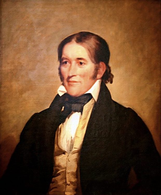 Portrait of Davy Crockett