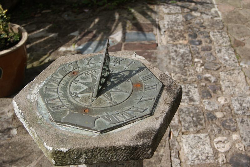 First used in Ancient Greece, a well set up sundial can be remarkably accurate