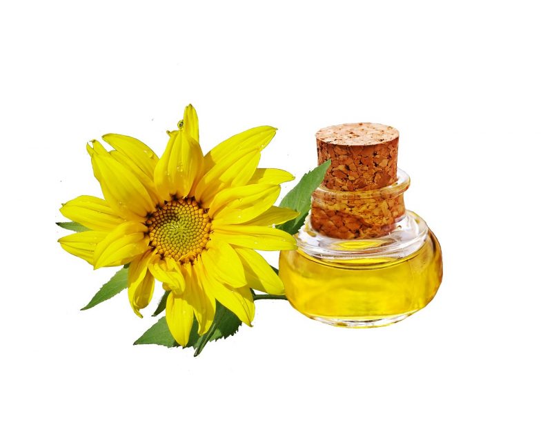 Sunflower oil lotion