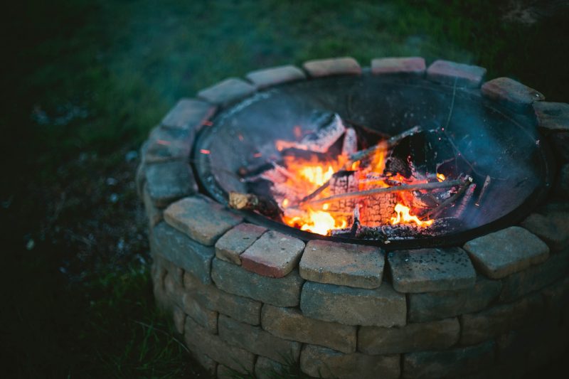Make sure that your fire pit is in a safe location
