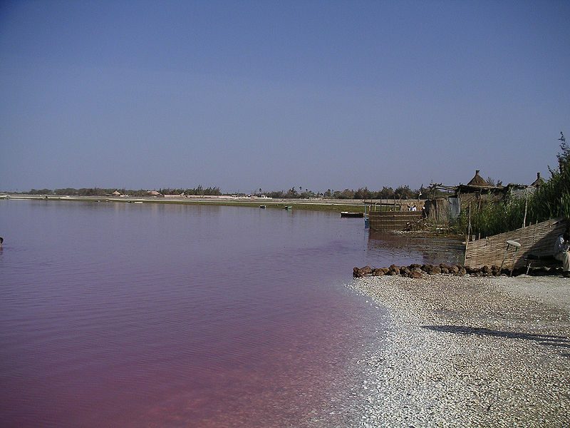 Lac Rose in Senegal – Author: Arnault – CC BY-SA 2.0