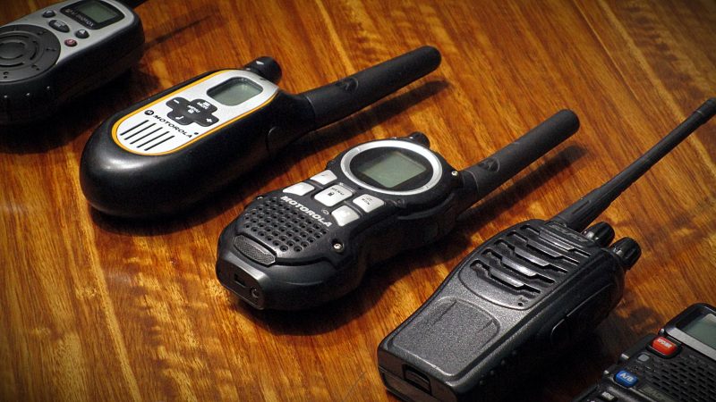 Communicating with walkie-talkie