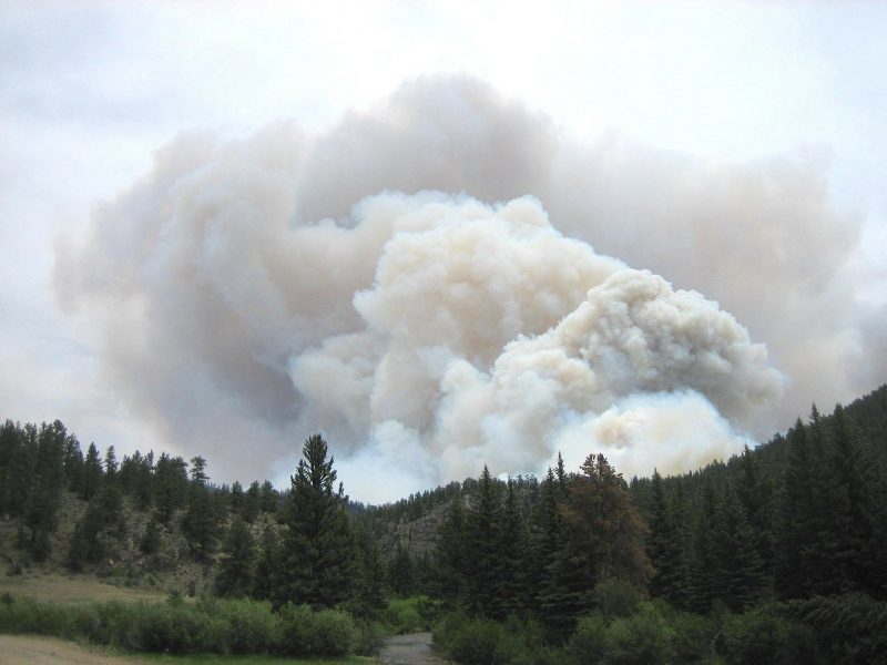 Mountain fire’s have a significant impact on air quality