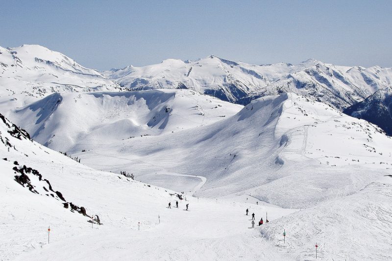 Whistler Blackcomb Ski Resort in January
