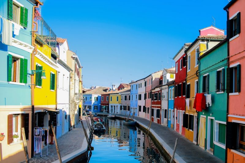 The small island town of Burano