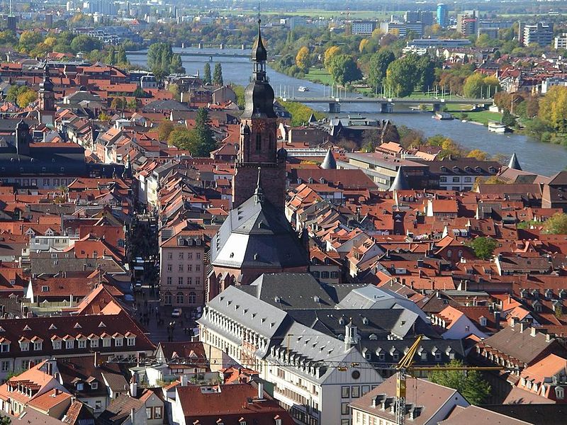The Altstadt from the Castle – Author: Reinhard Wolf – CC BY-SA 3.0