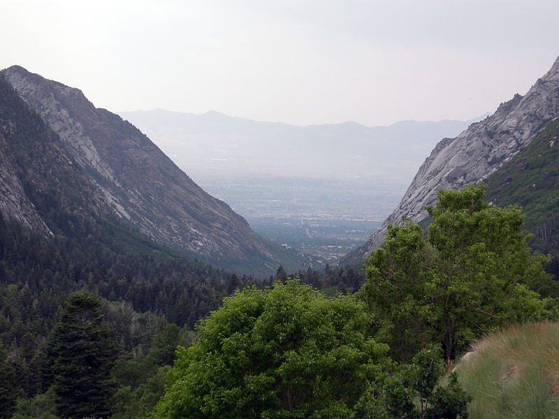 Little Cottonwood Canyon, looking west