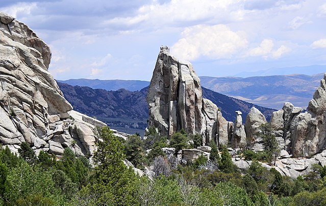 Morning Glory Spire in City of Rocks, ID.