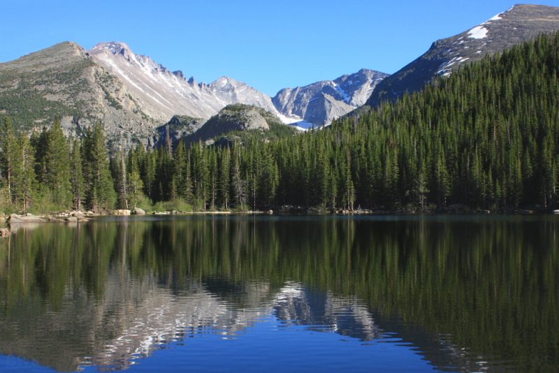 Bear Lake in Rocky Mountain National Park, Colorado, USA.