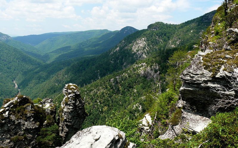 Linville Gorge Wilderness in the Pisgah National Forest