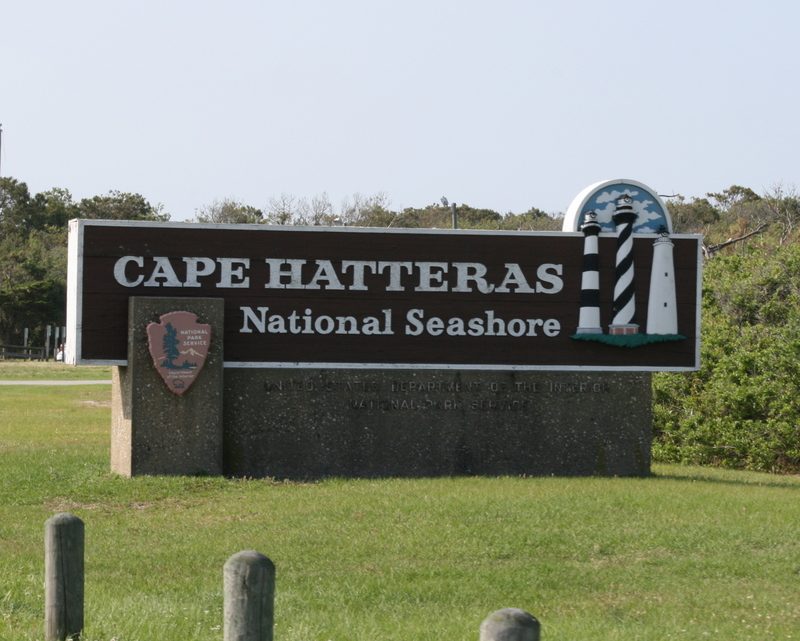 Cape Hatteras National Seashore welcome sign