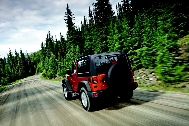 A Jeep is a great choice for any wilderness adventure.