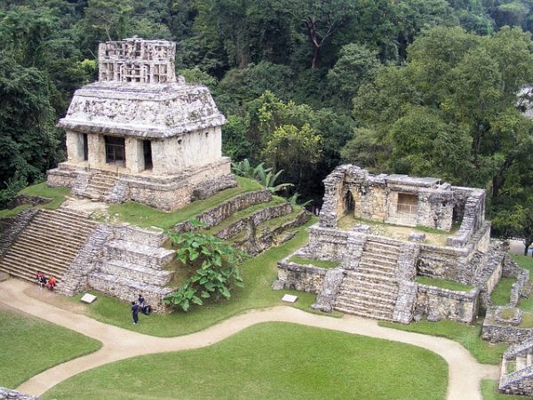 Some of the buildings at Palenque are over 2000 years old.
