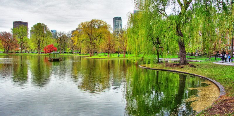 Boston Public Gardens Panorama – Author: Rick Harris – CC BY-SA 2.0