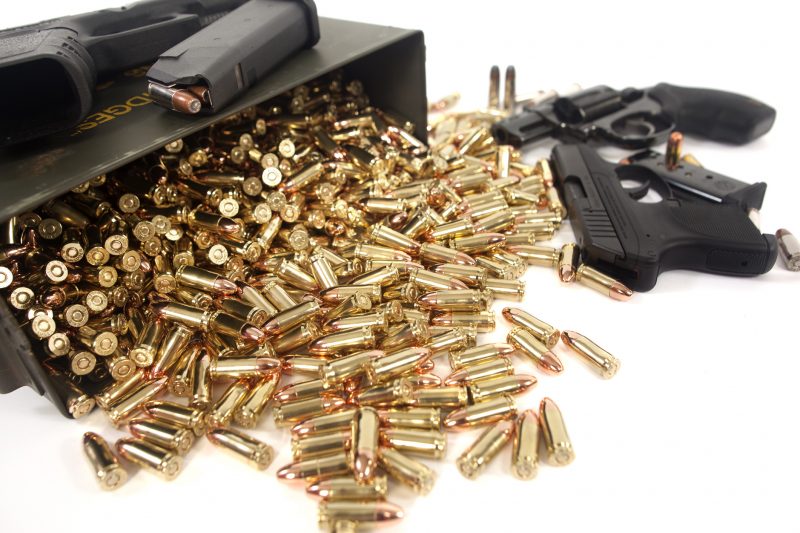 Assorted guns and ammunition