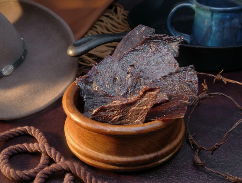 Jerky was a practical food to carry out on the range