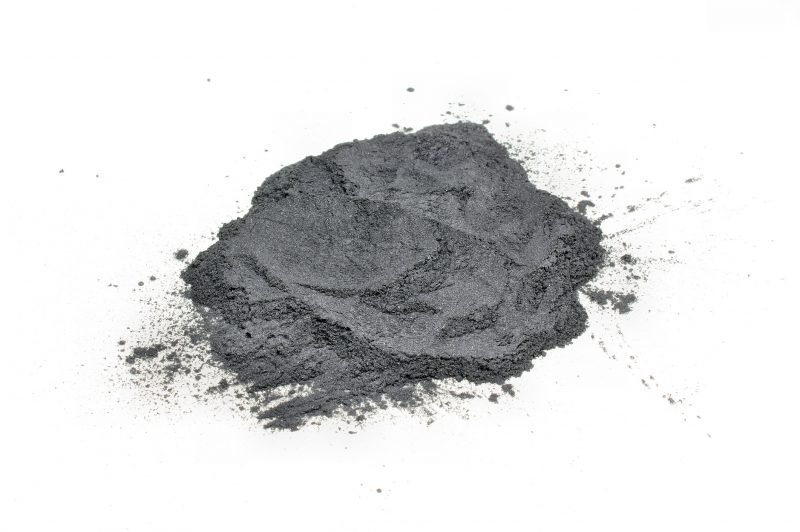 A pile of black powder – the finished product.