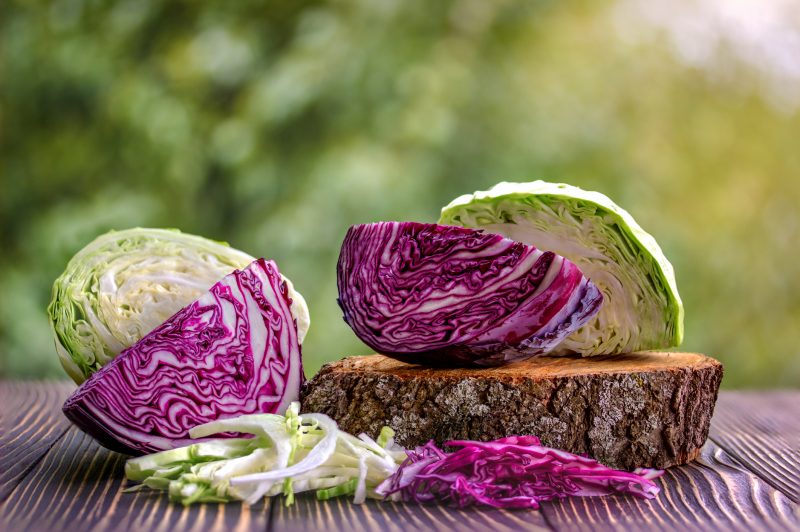 White and red cabbage are also good easy staples, and can be preserved to good effect.
