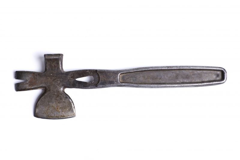 This antique metal tomahawk tool is an example of a more versatile design.