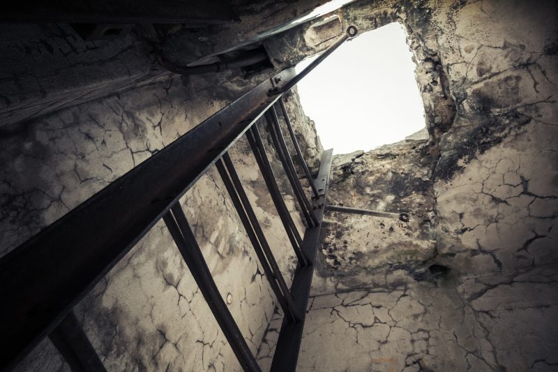 An underground hiding spot needs to have a well-hidden entrance
