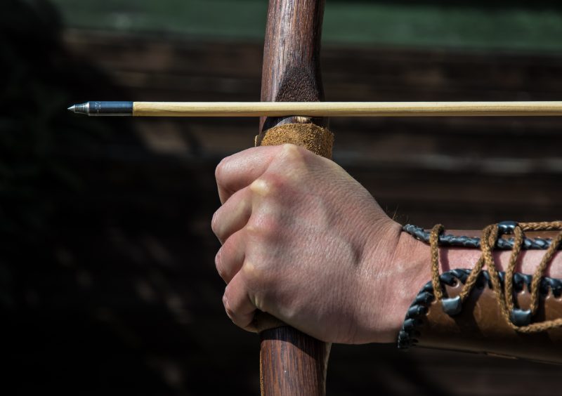 Throughout most of history, the bow and arrow was the primary ranging weapon