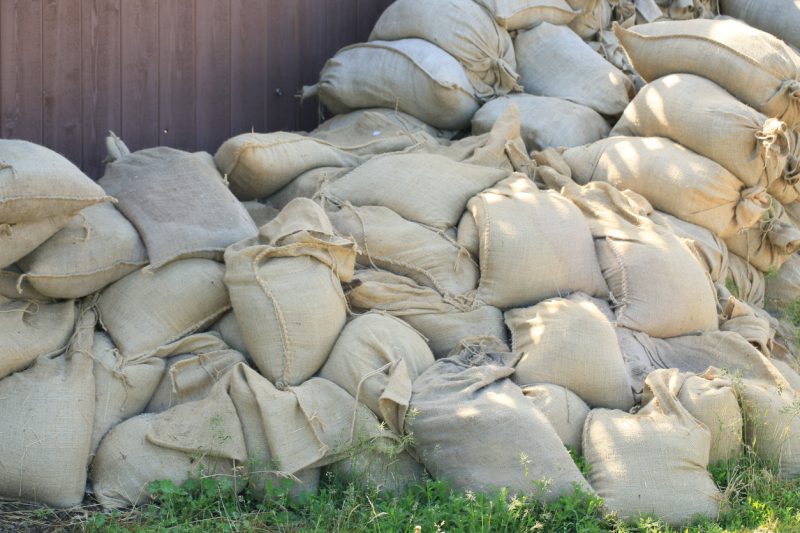 After the EMP attack, shield your doors and windows with sandbags