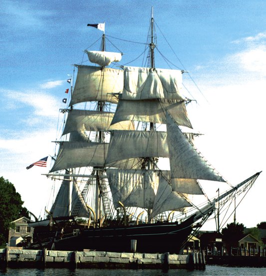 Charles W. Morgan was a whaleship built in 1841 – Author: Ian.macky~commonswiki