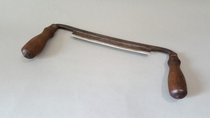 Antique straight blade drawknife