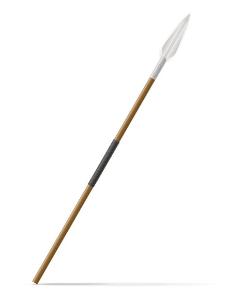 The above weapon is what most people imagine when they think of a spear