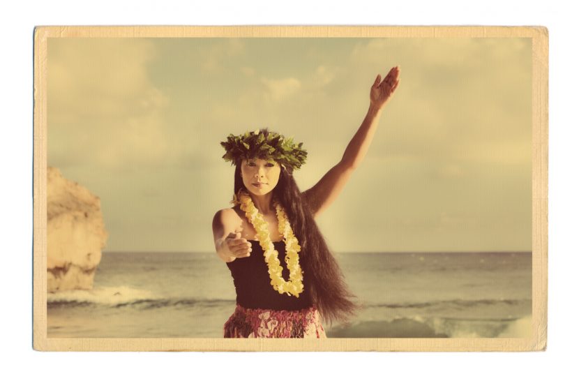 Hawaiian Hula dancer 