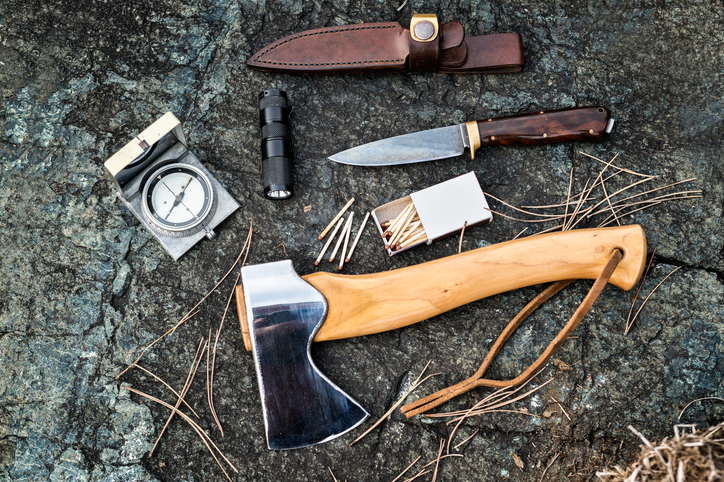 Invest in some recommended tools and equipment to add to your survival setup