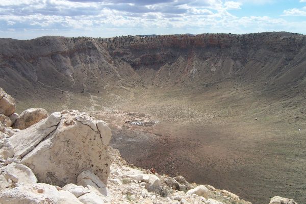 Meteor Crater in the U.S. state of Arizona