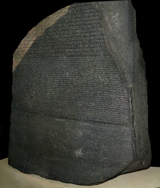 Rosetta Stone became key to deciphering Egyptian hieroglyphs