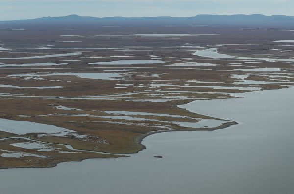 Permafrost which is found to some extent beneath nearly 85 percent of Alaska has been melting due to earths rising temperatures. Photo by Joe Raedle/Getty Images