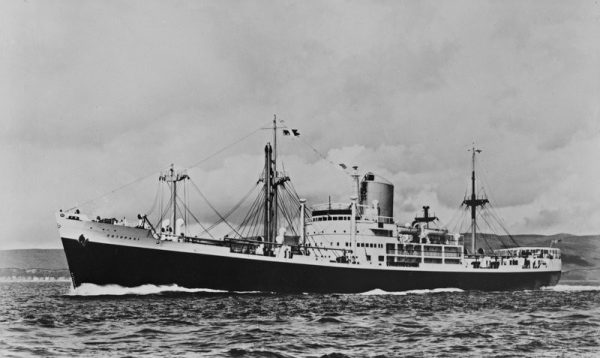 SS Cotopaxi, built in 1918 and lost at sea near St. Augustine Florida in December 1925